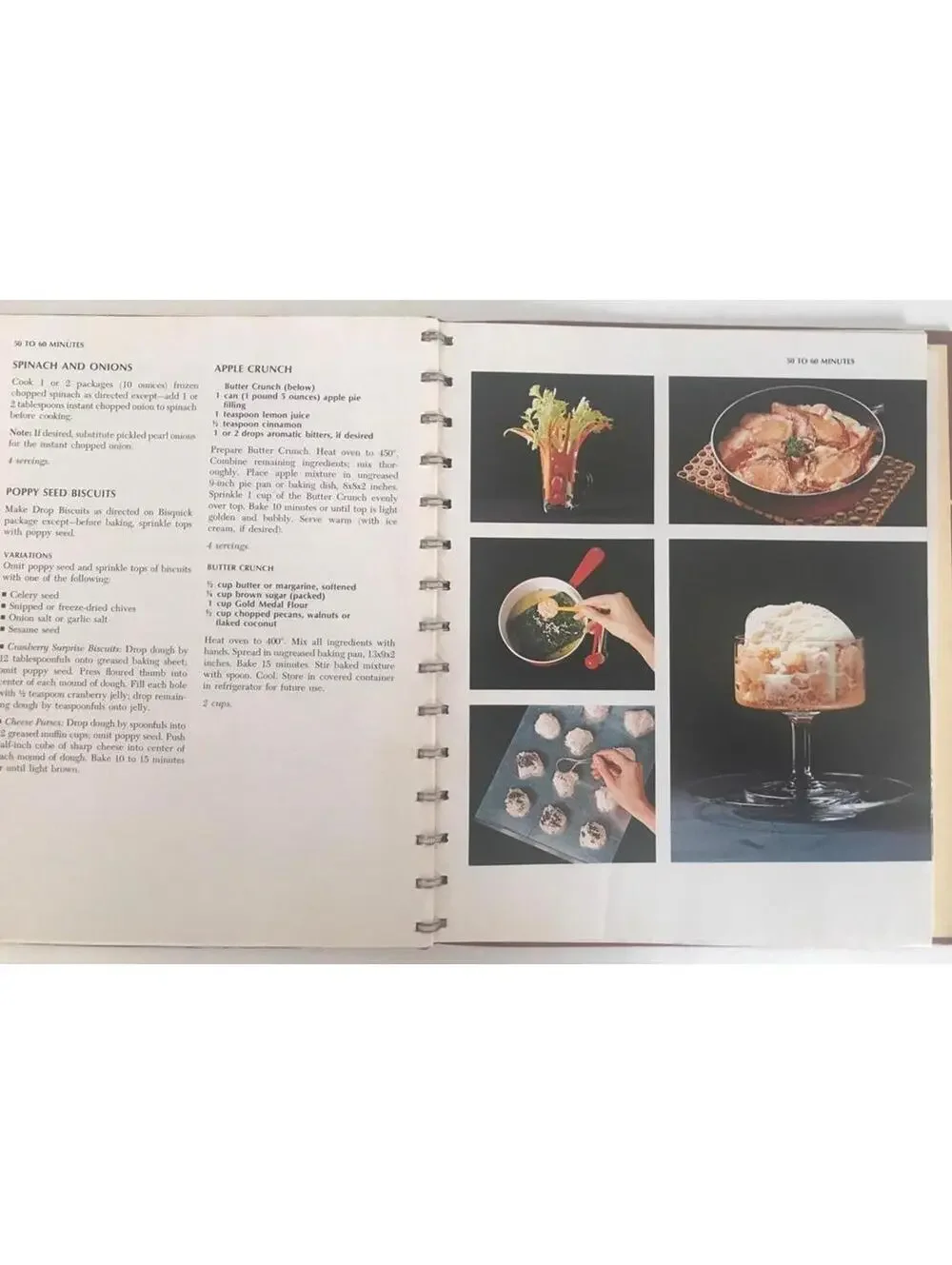 Vintage 1970s Betty Crocker Cookbook: Family Dinners In a Hurry